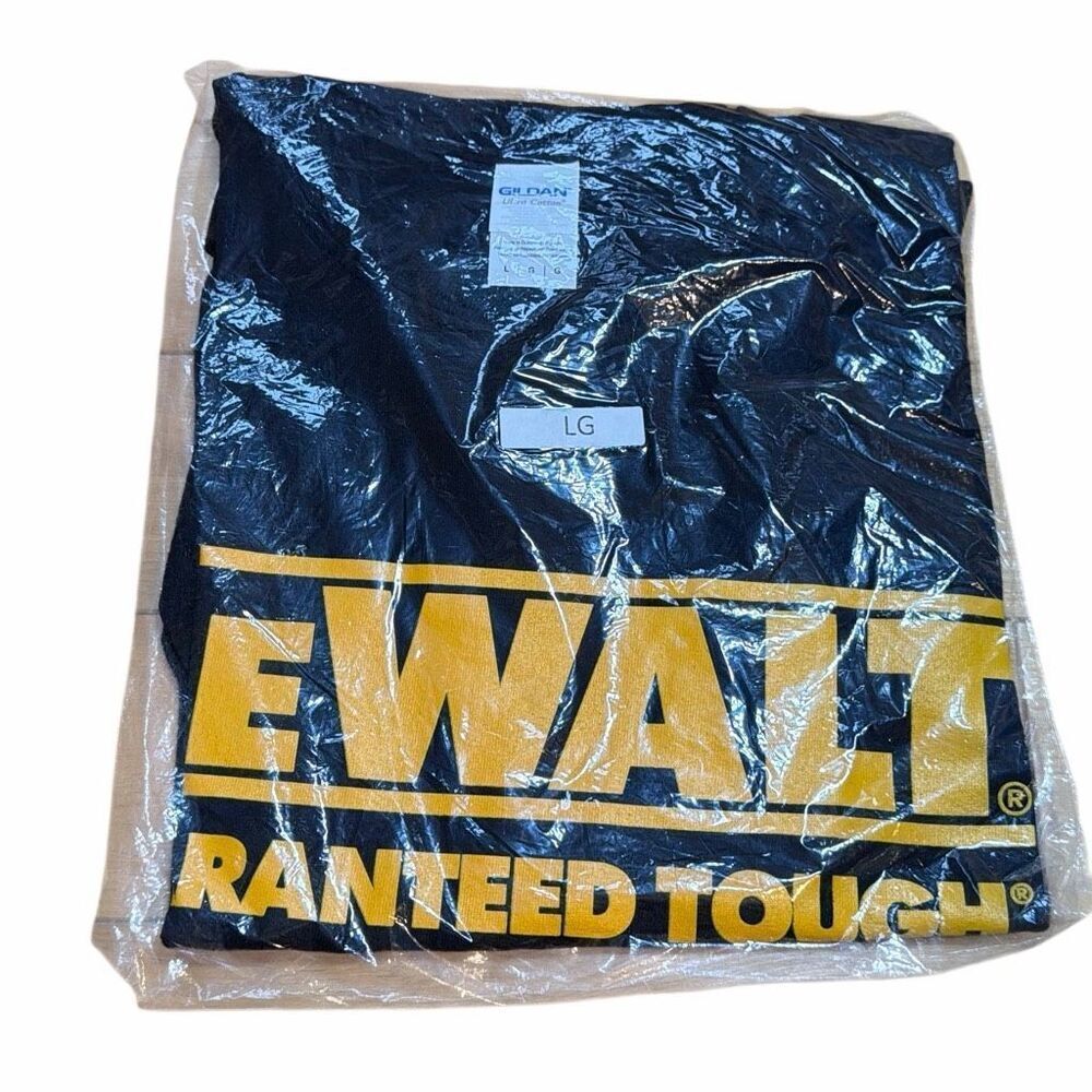 Sealed NIP Dewalt "Guarenteed Tough" T-Shirt Size large "Authentic From Dewalt" - Picture 3 of 5